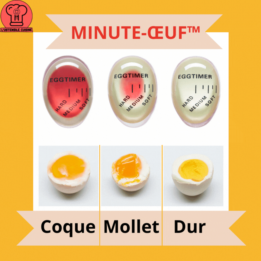 MINUTEUR OEUF| Minute-œuf™ - L'USTENSILE CUISINE