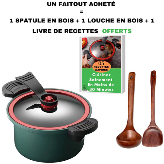 FAITOUT AUTOCUISEUR DE 3,5L MULTICUISSON À MICRO PRESSION