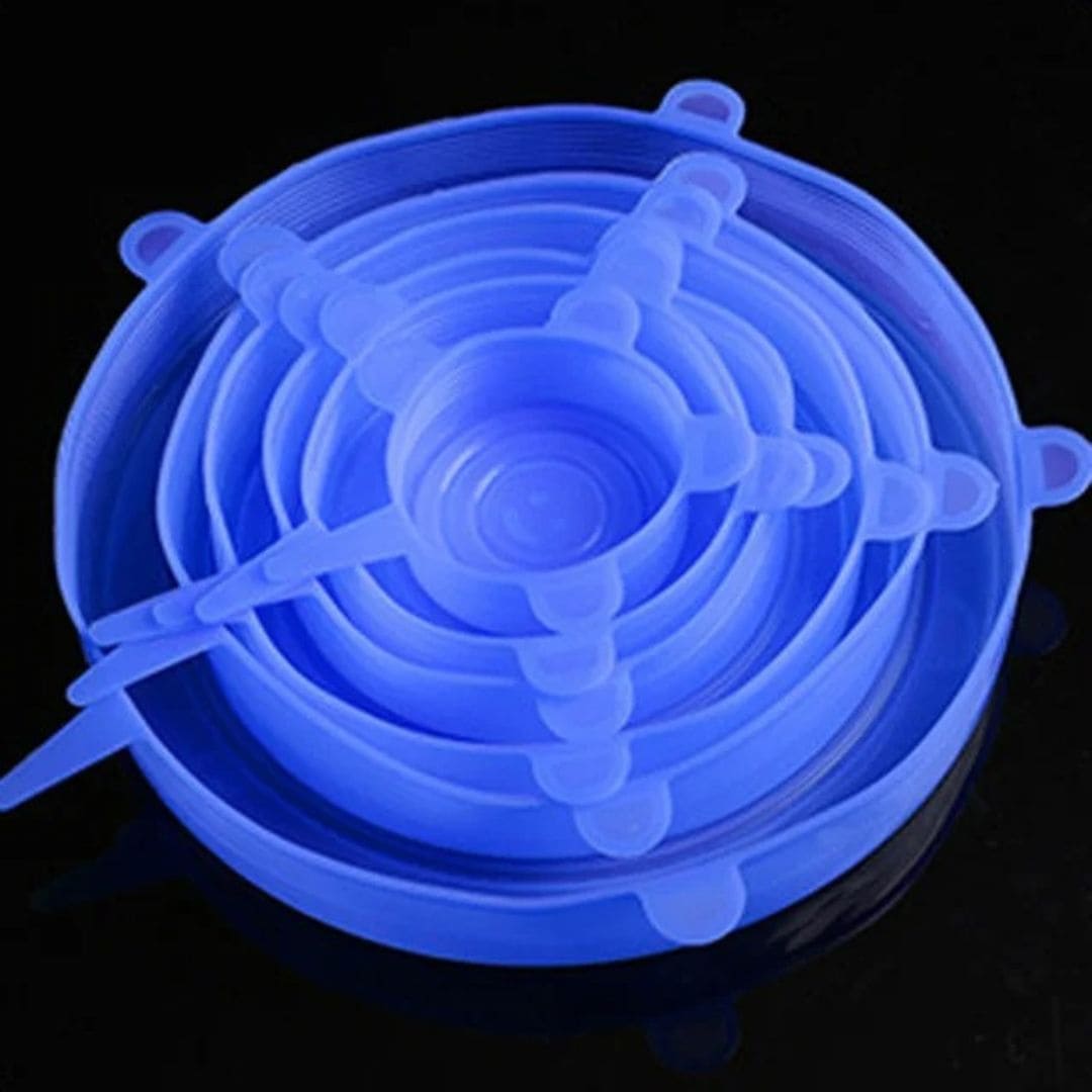 CouvreTout™ | Couvercles en silicone extensibles réutilisables